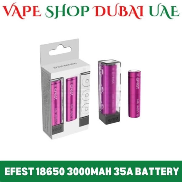 EFEST 18650 3000mAh 35A Battery in Dubai