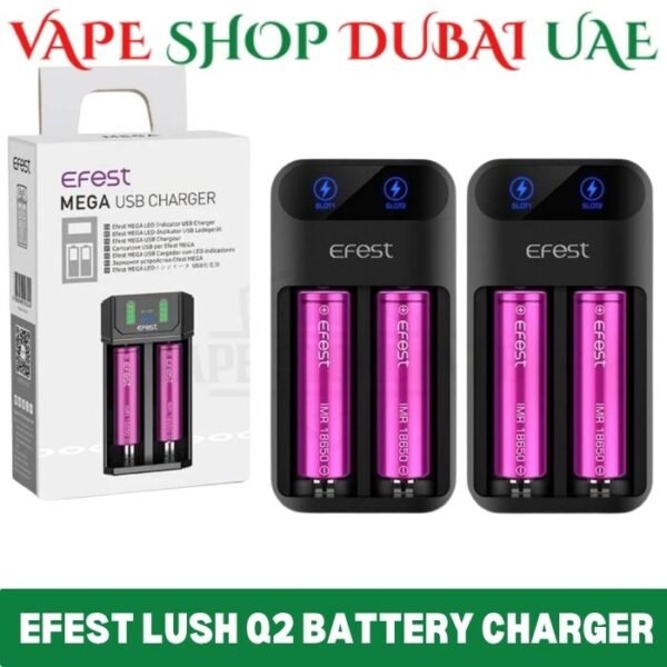 EFEST Lush Q2 Battery Charger in Dubai