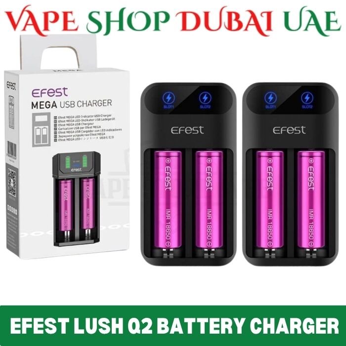 EFEST Lush Q2 Battery Charger in Dubai