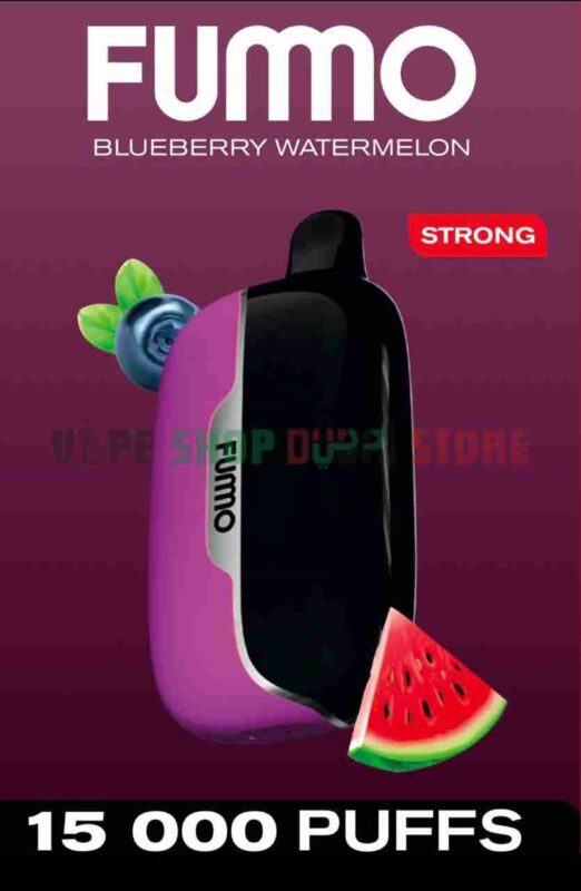 FUMMO-Power-15000-Puffs-20MG-Non-Rechargeable-Disposable-Vape-in-Dubai-BLUEBERRY-WATERMELON