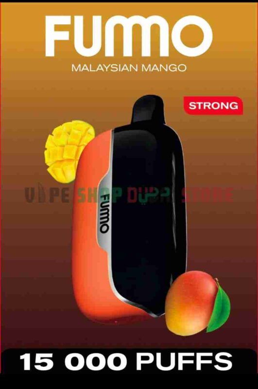 FUMMO-Power-15000-Puffs-20MG-Non-Rechargeable-Disposable-Vape-in-Dubai-MALAYSIAN-MANGO