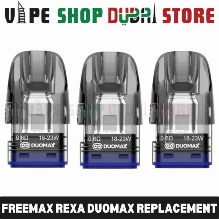 Freemax-Rexa-Duomax-Replacement-Pods-with-Dual-Mesh-Coils-–-Vape-Shop-Dubai-Store