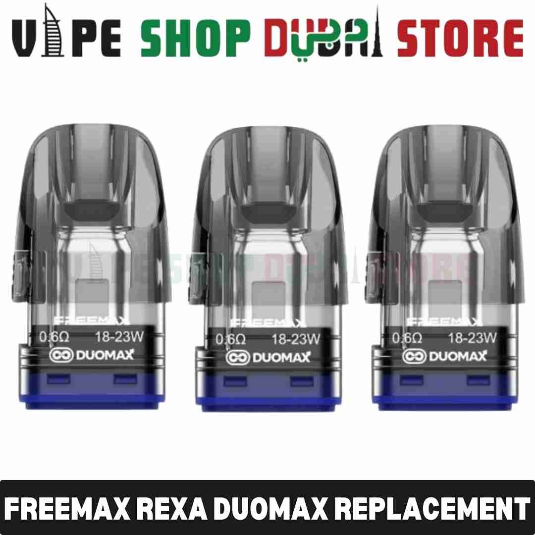 Freemax Rexa Duomax Replacement Pods with Dual Mesh Coils – Vape Shop Dubai Store_3 Freemax-Rexa-Duomax-Replacement-Pods-with-Dual-Mesh-Coils-–-Vape-Shop-Dubai-Store