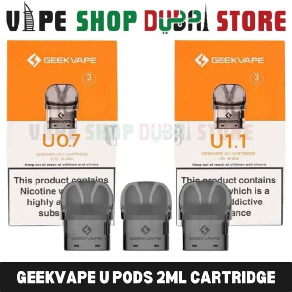 GEEKVAPE U Pods 2ml Cartridge ( 3PCS/Pack )