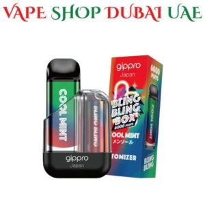 Gippro Pre-Filled 6000 Puffs Disposable Vape in Dubai Cool Mint