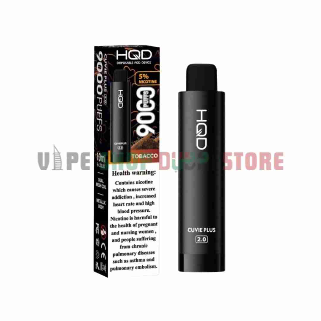 HQD Cuvie Plus 2.0 9K Puffs  Buy Now | VapeShopDubai Store