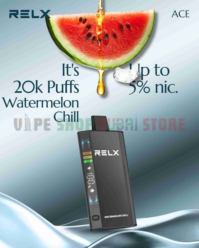 RELX Ace 20000 Puffs 50MG Disposable Vape in Dubai