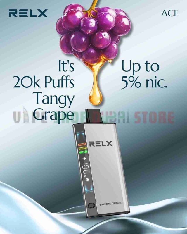 RELX Ace 20000 Puffs 50MG Disposable Vape in Dubai