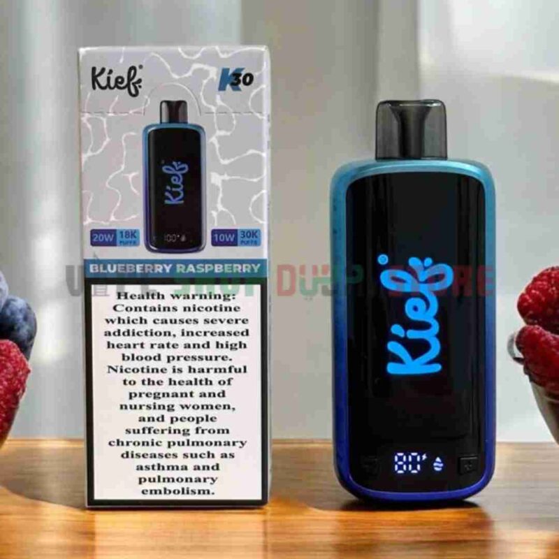 KIEF-K30-30000-Puffs-20MG-Disposable-Rechargeable-Vape-in-Dubai-BLUEBERRY-RASPBERRY
