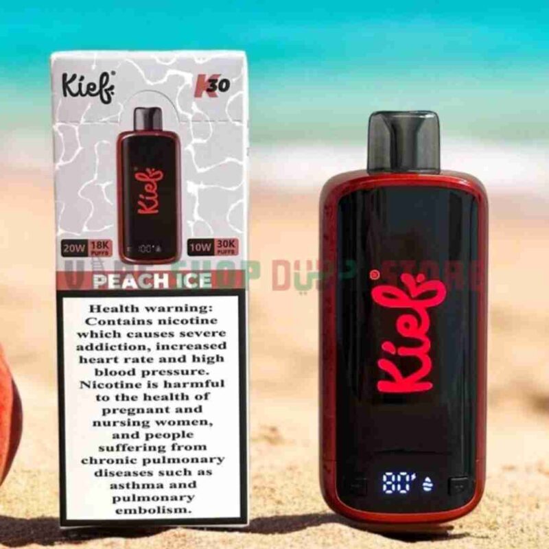 KIEF-K30-30000-Puffs-20MG-Disposable-Rechargeable-Vape-in-Dubai-PEACH-ICE