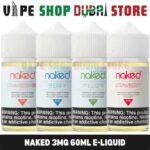 NAKED 3MG 60ML E-Liquid