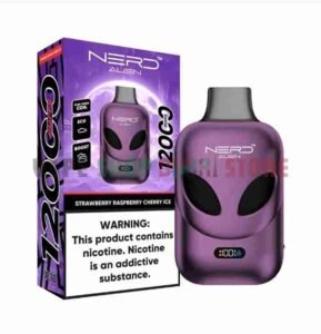 NERD-ALIEN-12000-Puffs-Price-in-Dubai-STRAWBERRY-RASPBERRY-CHERRY-ICE