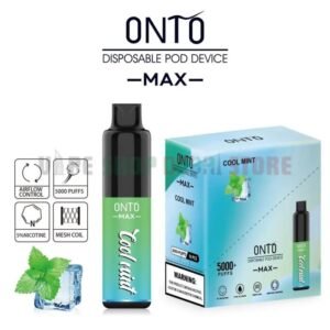 Onto-Max-5000-Puffs-50Mg-Disposable-Vape-In-Dubai-COOL-MINT