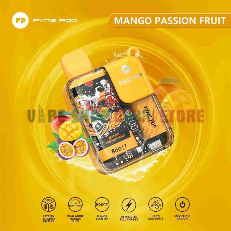Pyne-Pod-8500-Puffs-50Mg-Disposable-Vape-In-Dubai-MANGO-PASSION-FRUIT