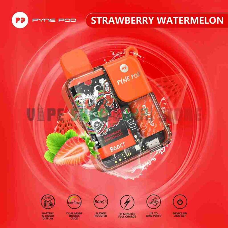 Pyne-Pod-8500-Puffs-50Mg-Disposable-Vape-In-Dubai-STRAWBERRY-WATERMELON