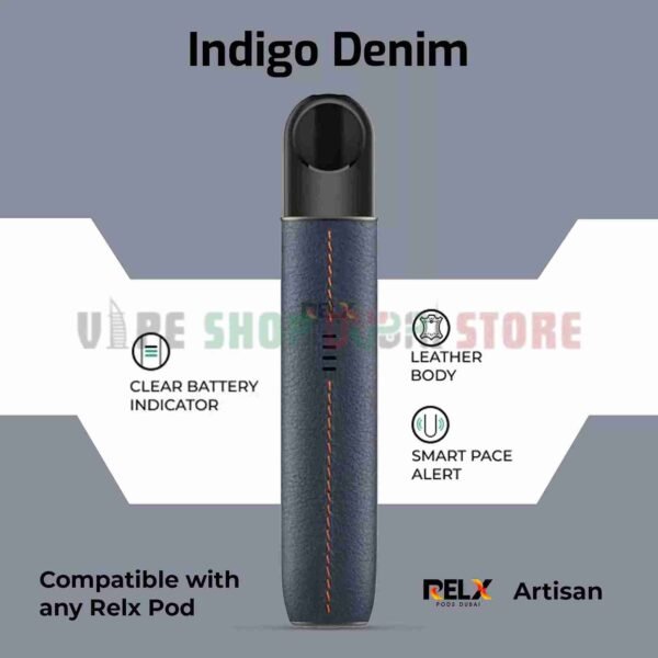 RELX®-Artisan-Vape-Kit-in-Dubai-INDIGO-DENIM