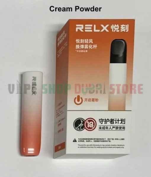RELX®-Breeze-Vape-Kit-in-Dubai-CREAM-POWDER_