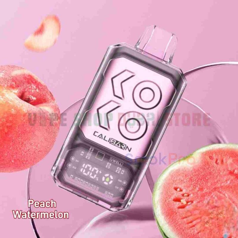UWELL-Caliburn-Bar-16000-Puffs-20MG-Disposable-Vape-in-Dubai-PEACH-WATERMELON