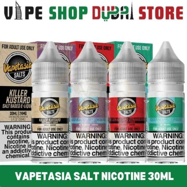 VAPETASIA Salt Nicotine 30ML in Dubai