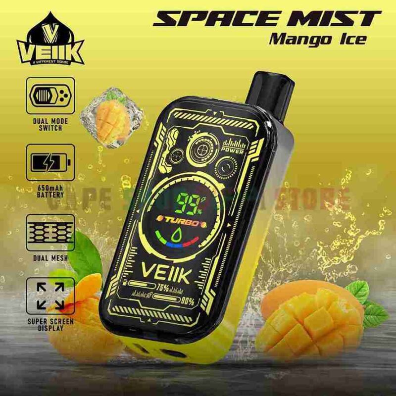 VEIIK Space Mist 25000 Puffs Disposable Vape in Dubai MANGO ICE