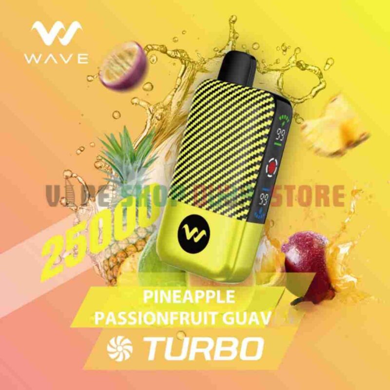 WAVE-Turbo-25000-Puffs-50MG-Disposable-Vape-in-Dubai-PINEAPPLE-PASSIONFRUIT-GUAVA