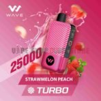 WAVE-Turbo-25000-Puffs-50MG-Disposable-Vape-in-Dubai-STRAWMELON-PEACH