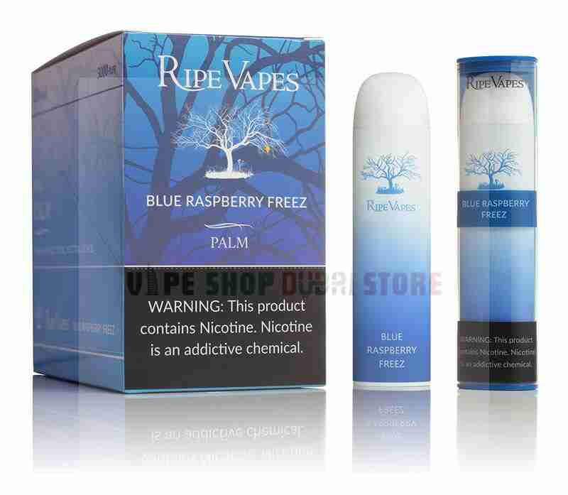 Ripe Vapes Palm 3000 Puffs 20mg Disposable Device in Dubai, UAE-BLUE-RASPBERRY-FREEZ