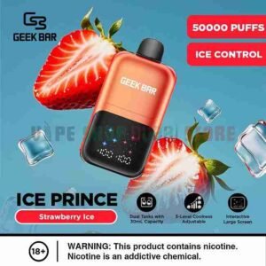 Geek-Bar-Ice-Prince-50000-Puffs-Disposable-Vape-strawberry-ice