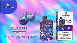 HYPERJOY-Limited-Edition-10000-Puffs-Disposable-Vape-In-UAE-blue-razz