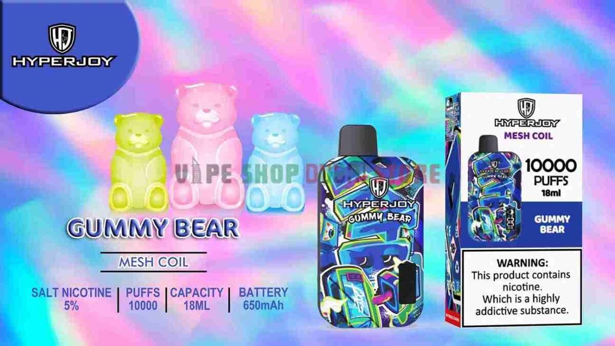 HYPERJOY-Limited-Edition-10000-Puffs-Disposable-Vape-In-UAE-gummy-bear
