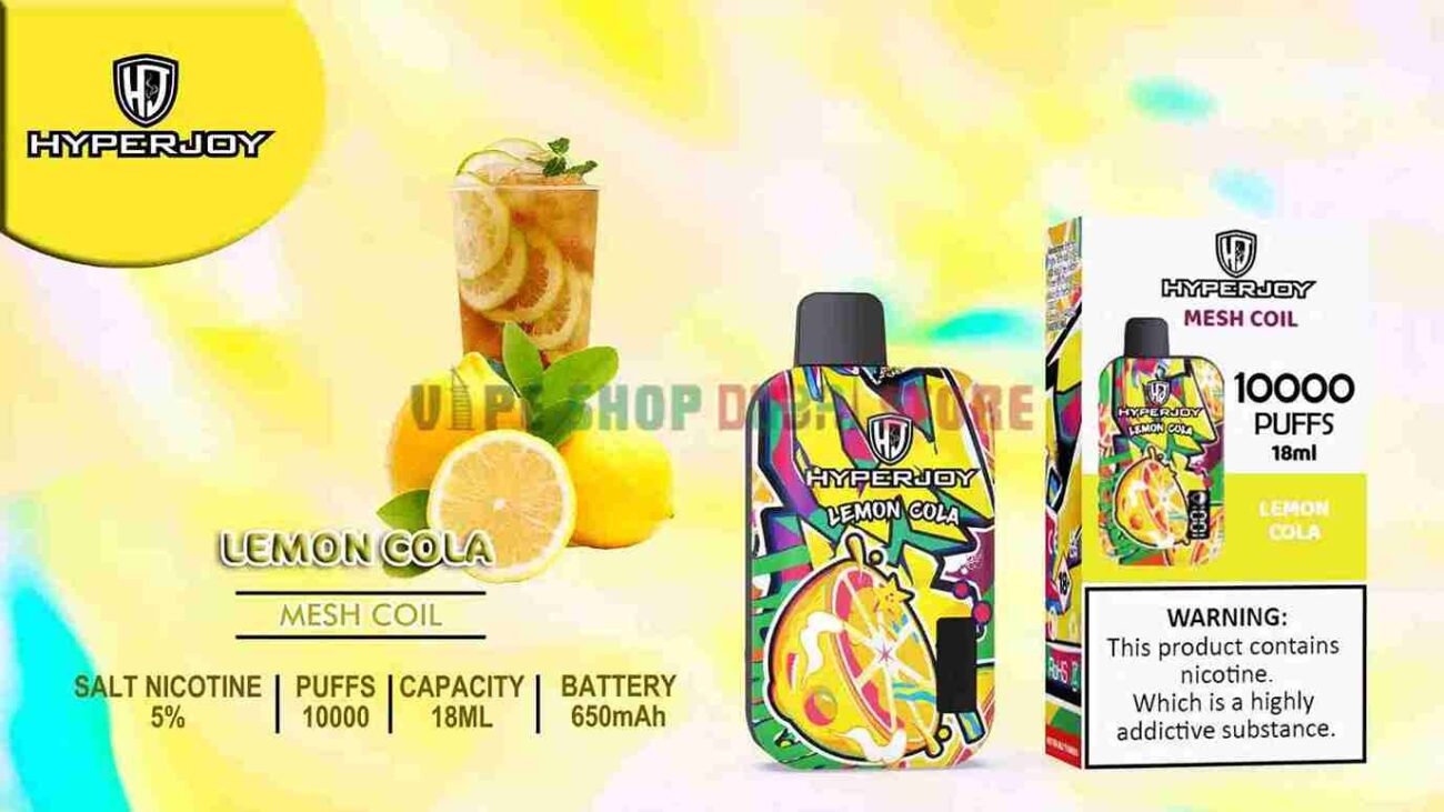 HYPERJOY-Limited-Edition-10000-Puffs-Disposable-Vape-In-UAE-lemon-cola