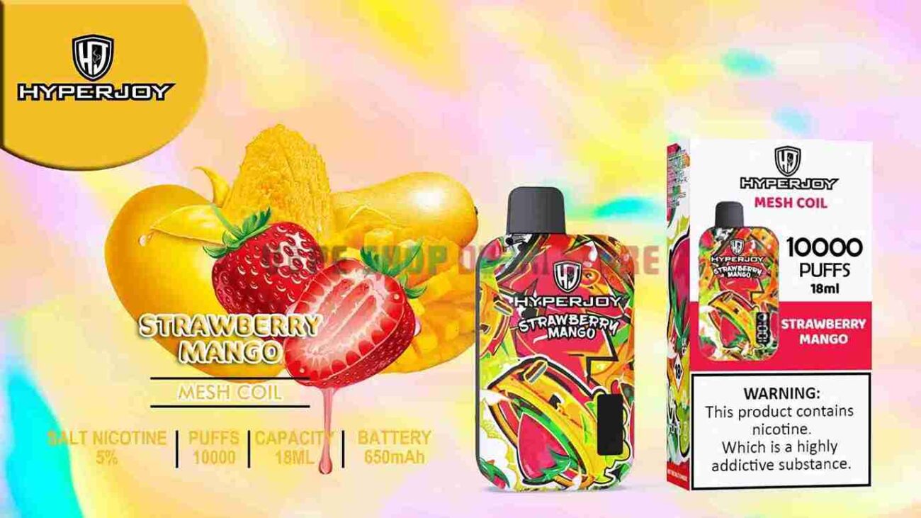 HYPERJOY-Limited-Edition-10000-Puffs-Disposable-Vape-In-UAE-strawberry-mango