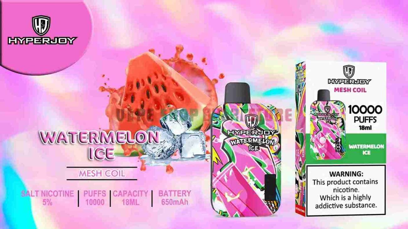HYPERJOY-Limited-Edition-10000-Puffs-Disposable-Vape-In-UAE-watermelon-ice