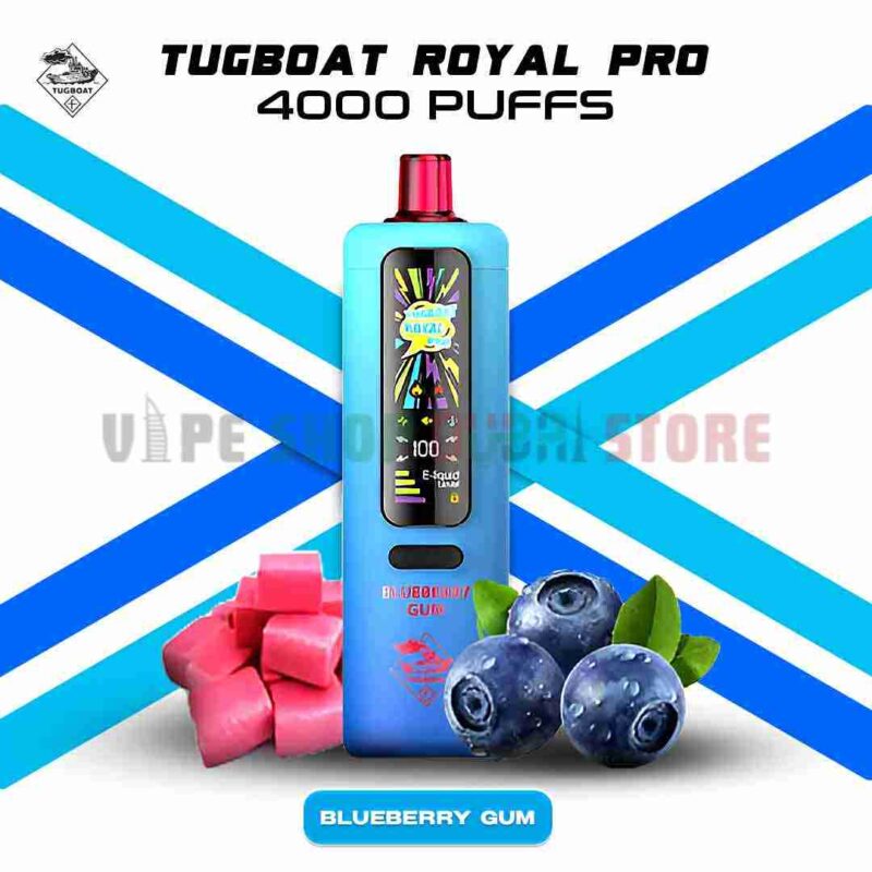 Tugboat-Royal-Pro-40000-Puffs-Blueberry-Gum-Disposable-Vape-In-UAE