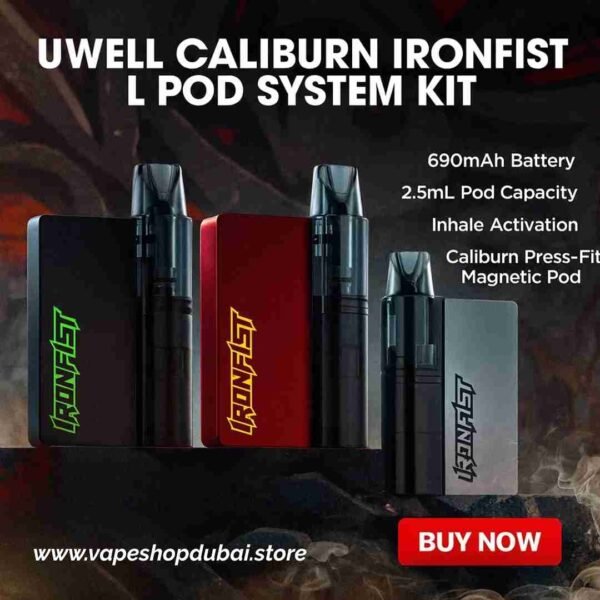 UWELL-Caliburn-Ironfist-L-Pod-System-Kit-In-UAE_