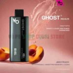 VAPES-BARS-GHOST-Pro-Elite-8000-Puffs-20MG-Disposable-Rechargeable-Vape-in-Dubai-JUICY-PEACH