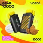 VOZOL-GEAR-10000-PUFFS-Disposable-Vape-in-Dubai-Cream-Tobacco