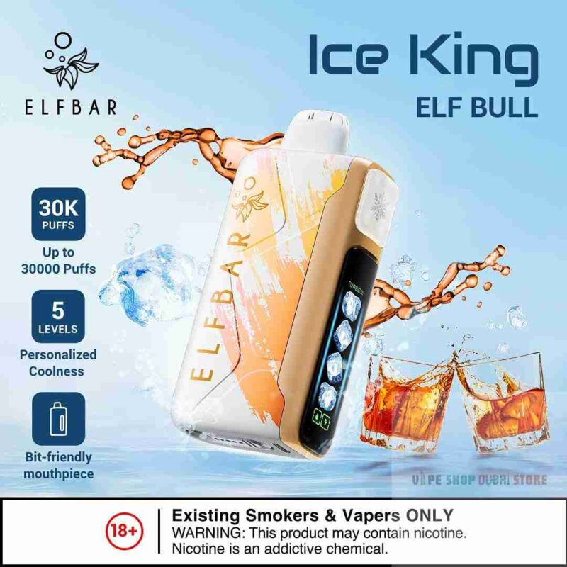 ELF BAR Ice King 30000 Puffs 50MG Disposable Vape in Dubai-ELF-BULL