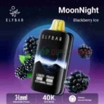 ELF BAR Moon Night 40000 Puffs 50MG Disposable Vape blackberry ice