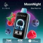 ELF BAR Moon Night 40000 Puffs 50MG Disposable Vape blue razz ice
