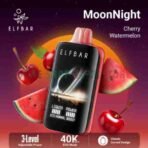 ELF BAR Moon Night 40000 Puffs 50MG Disposable Vape cherry watermelon