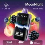 ELF BAR Moon Night 40000 Puffs 50MG Disposable Vape peach berry