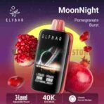 ELF BAR Moon Night 40000 Puffs 50MG Disposable Vape pomegrante burst