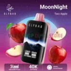 ELF BAR Moon Night 40000 Puffs 50MG Disposable Vape two apple