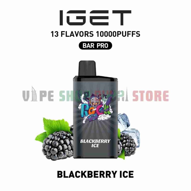 IGET-Bar-Pro-10000-Puffs-20MG-Nicotine-Disposable-Vape-BLACKBERRY-ICE