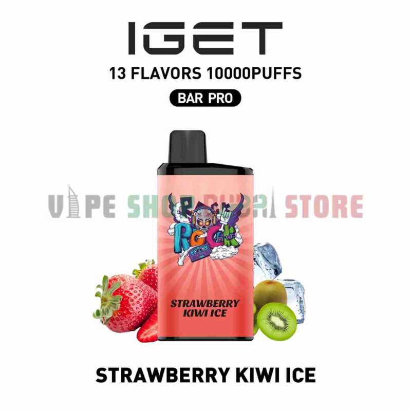 IGET-Bar-Pro-10000-Puffs-20MG-Nicotine-Disposable-Vape-STRAWBERRY-KIWI-ICE