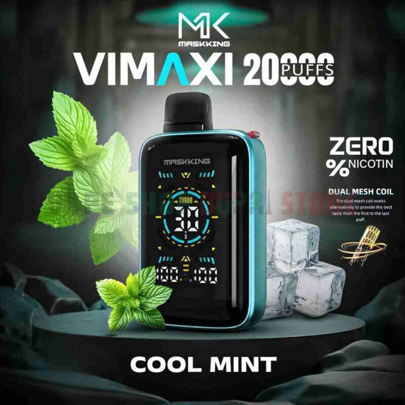 Maskking-Vimaxi-20000-Puffs-Disposable-Vape-Zero-mg-In-UAE-COOL-MINT