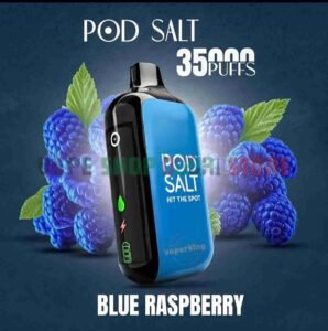 Pod-Salt-35K-Puffs-Disposable-Vape-Blue-Raspberry