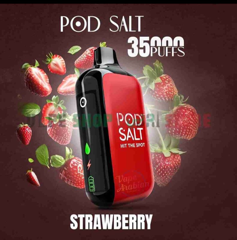 Pod-Salt-35K-Disposable-Vape-Strawberry