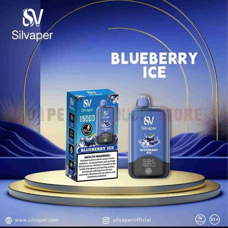 Silvaper-15000-Puffs-Disposable-Vape-Blueberry-Ice